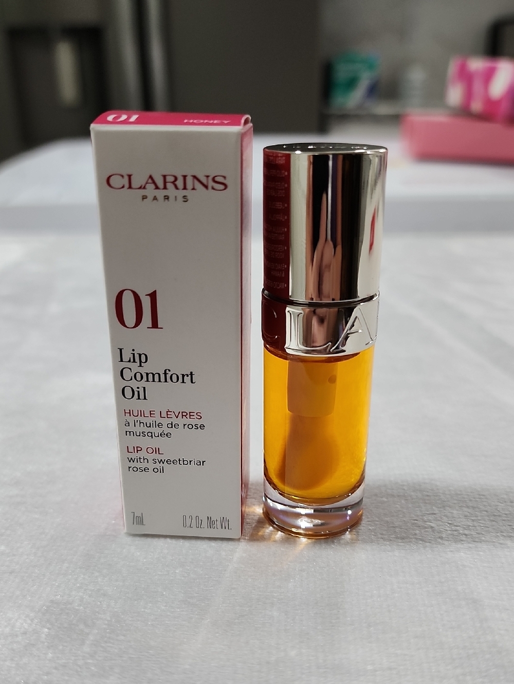 Clarins Lip Comfort Oil - 01 Honey 7ml/0.2oz